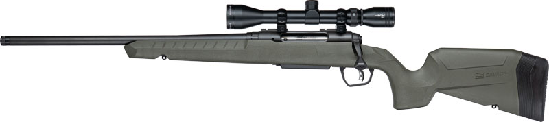 SAVAGE AXIS 2 XP 22-250 20" LH THREADED W/3-9X40 BLACK/GREEN - for sale