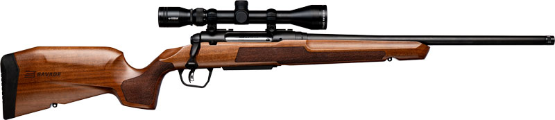 SAVAGE AXIS 2 XP 223 20" THREADED W/3-9X40 BLK/HARDWOOD - for sale