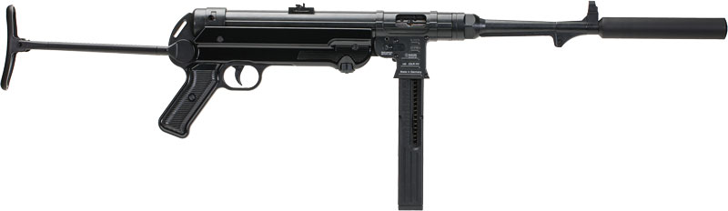 BL MAUSER MP-40 .22LR 16.3" 23-SH FOLDING STK BLACK - for sale