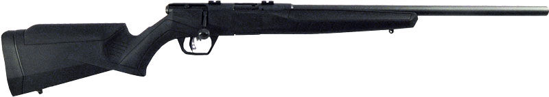 SAVAGE B17FV .17HMR 21" HEAVY BBL ACCU-TRIGGER BLACK SYN< - for sale