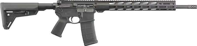 RUGER AR556 MPR .223 30-SHOT BLACK SIX POSITION STOCK M-LOK - for sale