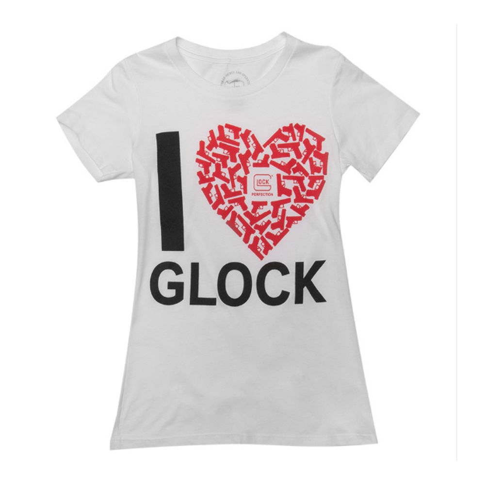Glock - AP95138 - GLOCK I LOVE T-SHIRT WHITE M for sale