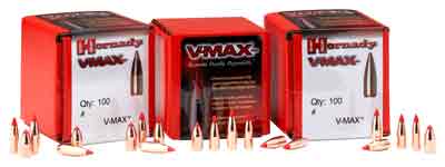 Hornady - V-Max - 22 Caliber - BULLET VMAX 22CAL 224 53GR VMAX 100RD/BX for sale
