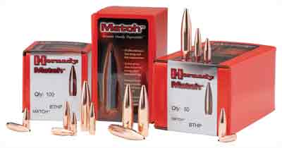 Hornady - Match - 22 Caliber - BULLET 22 CAL 224 75GR BTHP MTCH 100/BX for sale