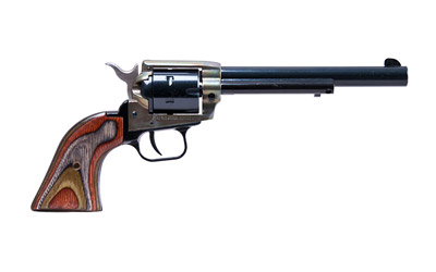 HERITAGE 22LR/22WMR COMBO 6.5" BLUED/C.COLORED LAMINATE GRIPS - for sale