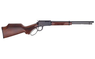 HENRY H1 SPORTER LEVER RIFLE 22/S/L/LR 18.5" BLUED WALNUT - for sale