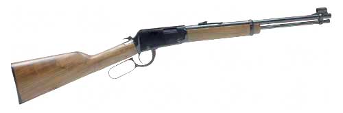 HENRY LEVER ACTION YOUTH 22S/L/LR 16" BLUED WALNUT - for sale
