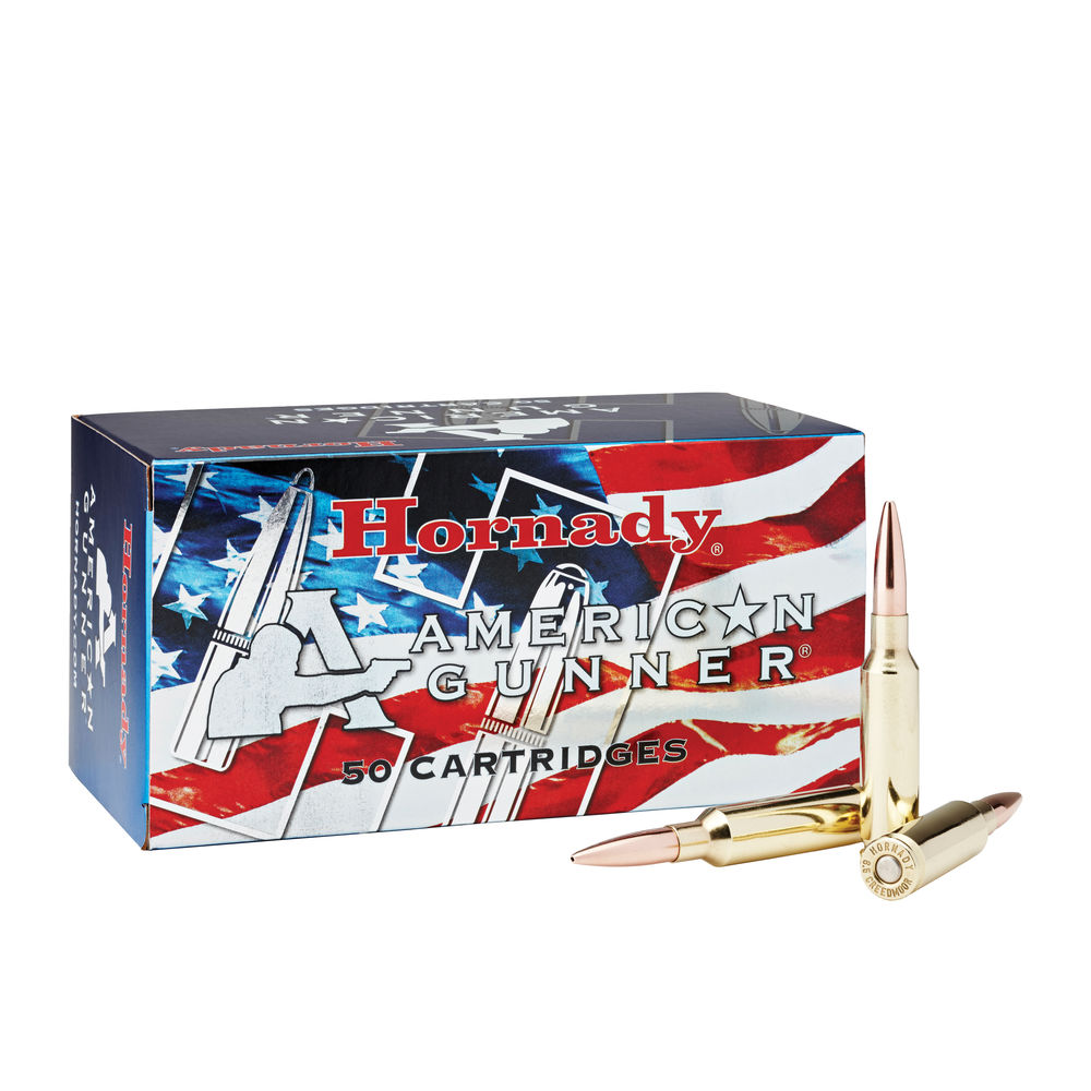 HORNADY AMERICAN GUNNER 6.5 CM 140GR BTHP 50RD 10BX/CS - for sale