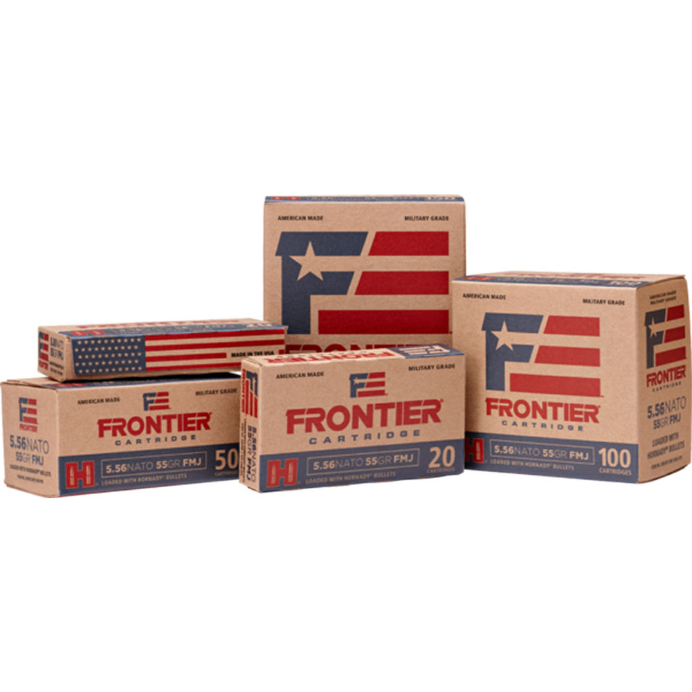 Hornady - Rifle - 5.56x45mm NATO - AMMO FRONTIER 5.56 68GR BTHP MTC 20/BX for sale