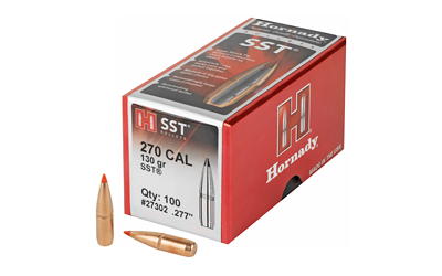 Hornady - SST - 270 Caliber - BULLET 270 CAL 277 130 GR SST 100/BX for sale