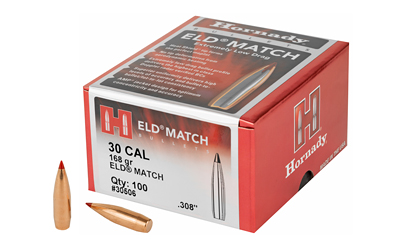 Hornady - ELD Match - 30 Caliber - BULLETS 30 CAL .308 168 GR ELD MATCH for sale