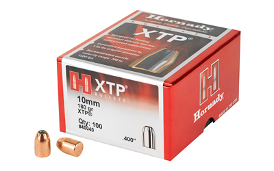 Hornady - XTP - 10mm Auto - BULLET 10MM 400 180 GR HP/XTP 100/BX for sale
