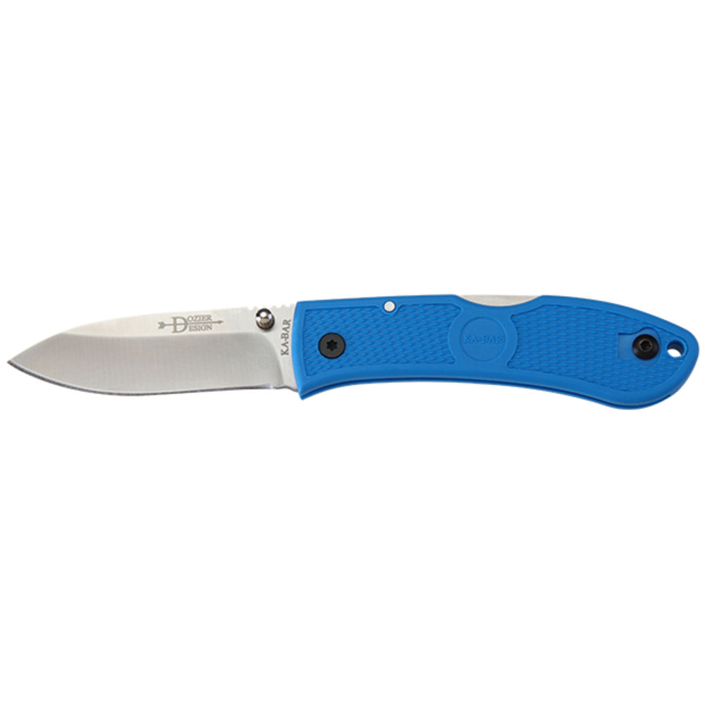 KBAR DOZIER FOLDING KNIFE 3" PLN BLU - for sale