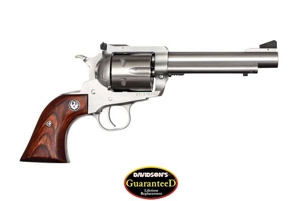 RUGER SUPER BLACKHAWK 44MAG 5.5" AS STAINLESS HARDWOOD - for sale