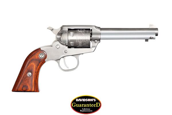 RUGER BEARCAT 22LR 4" FS STAINLESS HARDWOOD - for sale