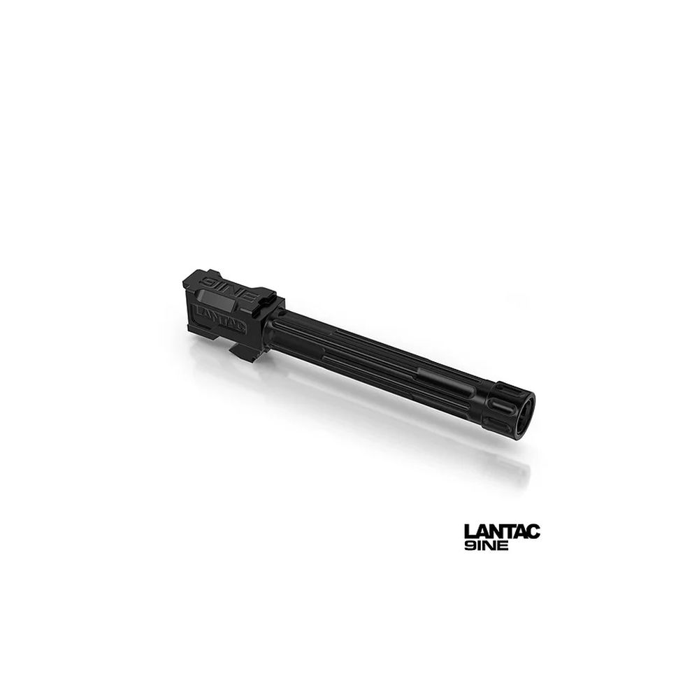 LanTac USA - 9INE - 9INE G17 FLUTED THREADED BLACK BBL for sale