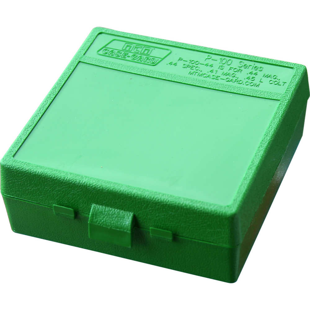 mtm case-gard - Ammo Box - P100 XLG HNDGN AMMO BOX 100RD - GREEN for sale