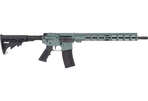 GLFA AR15 RIFLE .223 WYLDE 16" NIT BBL CHARCOAL GREEN - for sale