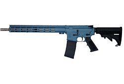GLFA AR15 RIFLE .223 WYLDE 16" S/S BBL BLUE TITANIUM - for sale