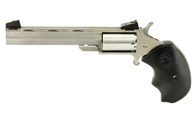 NAA "MINI-MASTER TARGET" COMBO 22LR/22WMR 4"VR AS S/S RUBBR - for sale