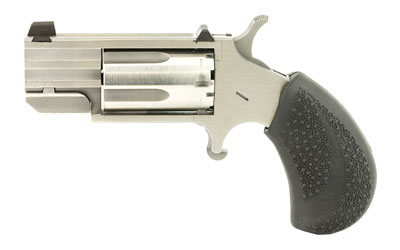 NAA MINI-REVOLVER "PUG" 22WMR 1"HB WHITE DOT BLACK RUBBER - for sale