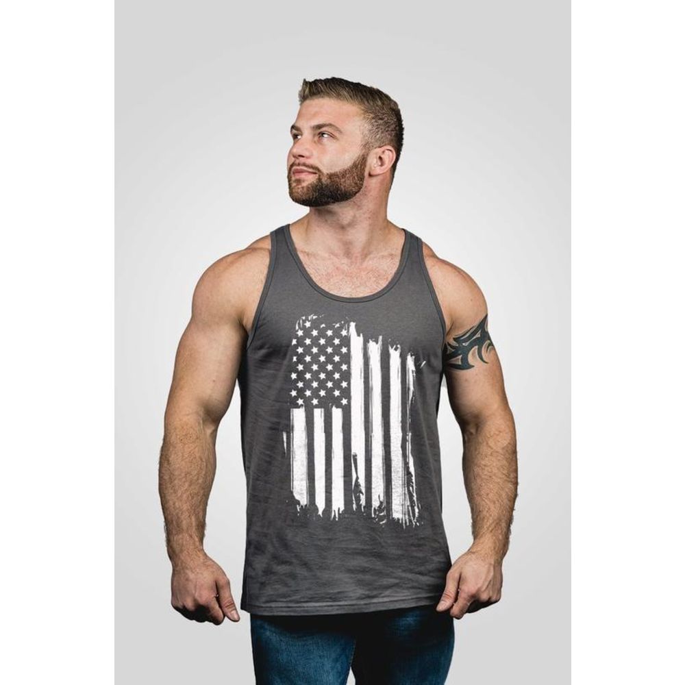 nine line apparel - AMERICAMTTASPHALTXL - AMERICA JERSEY TANK ASPHALT XL for sale