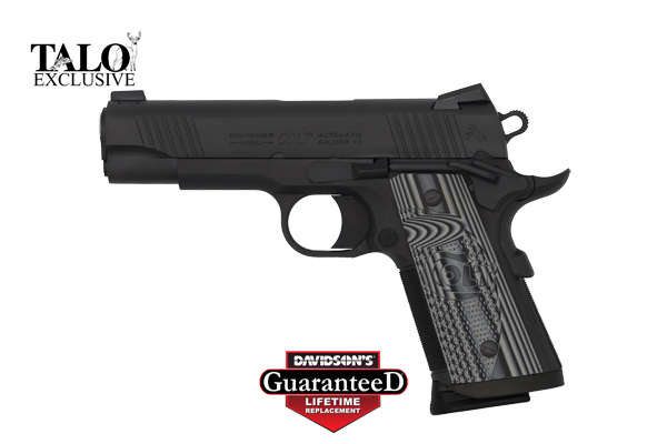 COLT OFFICER 45ACP BLACK 8-SHOT G10 CHECKERED GRAY - for sale