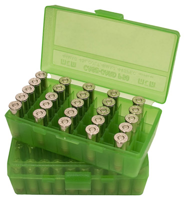 mtm case-gard - Case-Gard - P50 SML HNDGN AMMO BOX 50RD - GREEN for sale