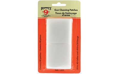 hoppe's - Gun Cleaning Patches - GUN CLNG PTCH NO 4 38/45/410/20GA 40PK for sale