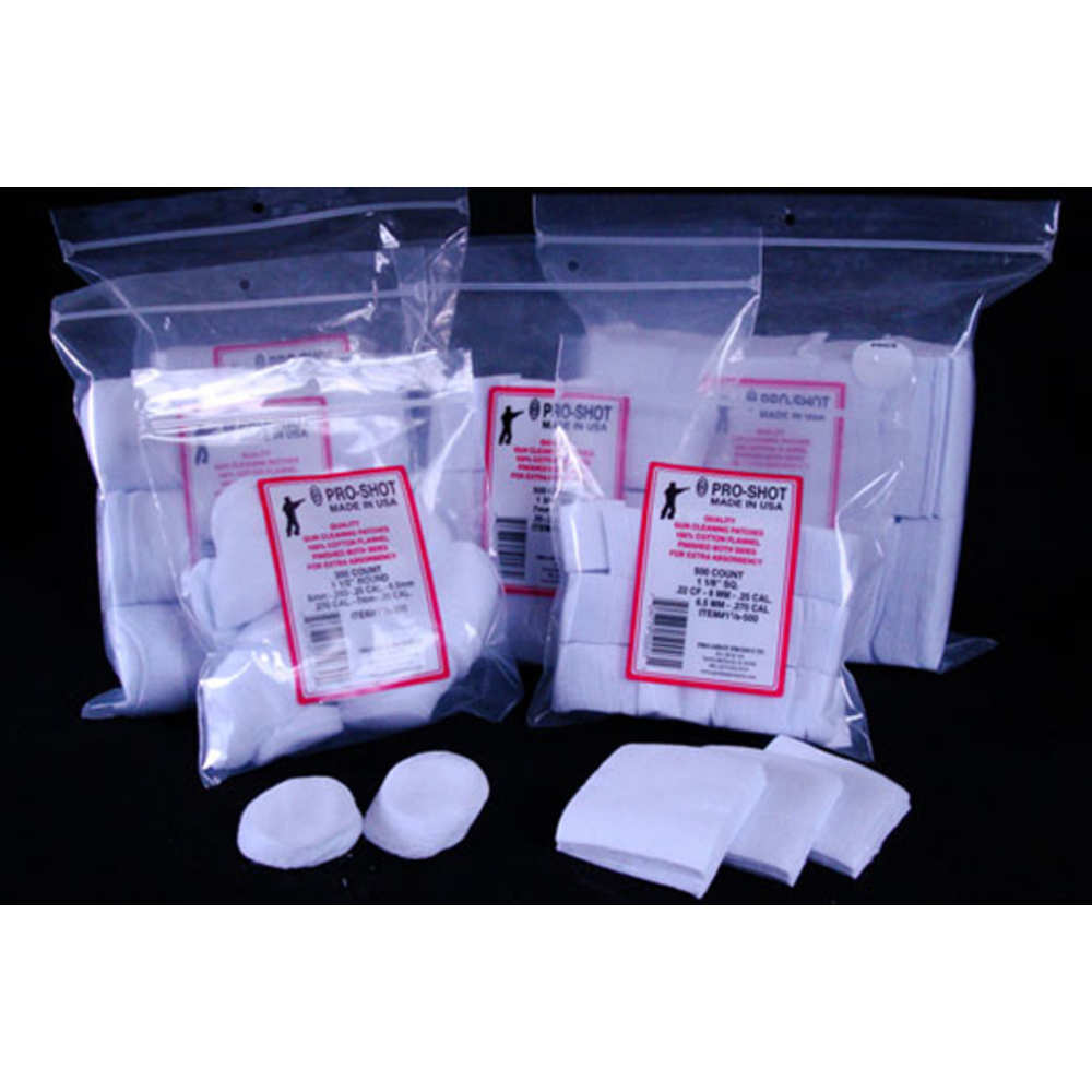 pro-shot - Patches - CLEANING PATCHES 2IN RD 500CT for sale