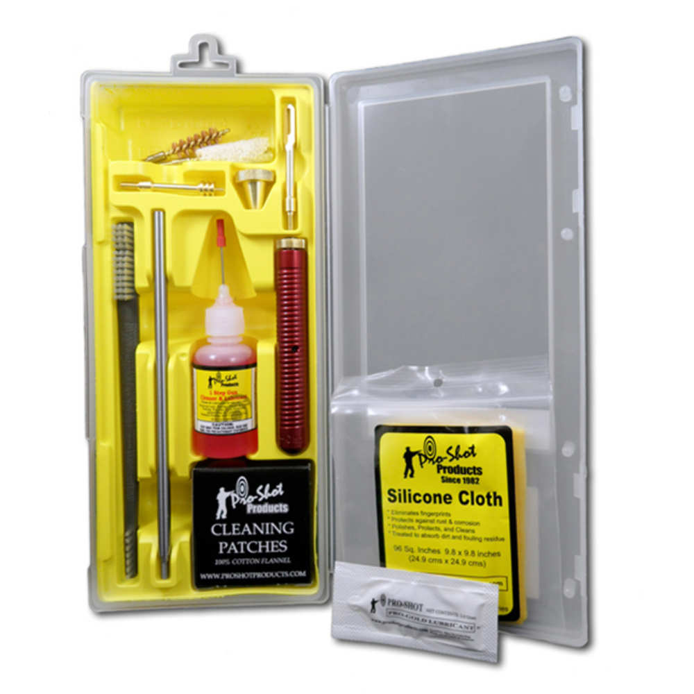 pro-shot - Classic Box Kit - CLEANING KIT PISTOL .38/.357/9MM BOX for sale
