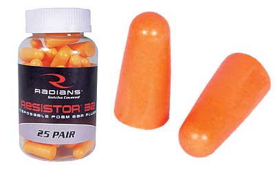 radians - Resistor - FOAM EARPLUGS UNCORDED NRR 32 25PR JAR for sale