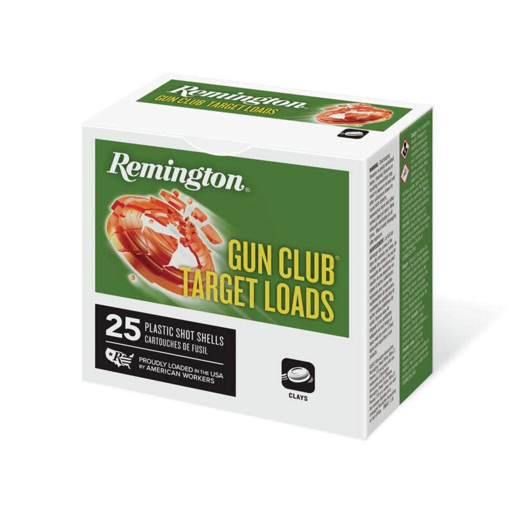 Remington - Gun Club - 12 Gauge - AMMO 12GA 7.5SHT 2.75 GC TARGET 25RD/BX for sale