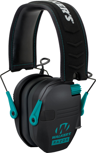 WALKER'S RAZOR SLM ELEC MUFF TEAL - for sale