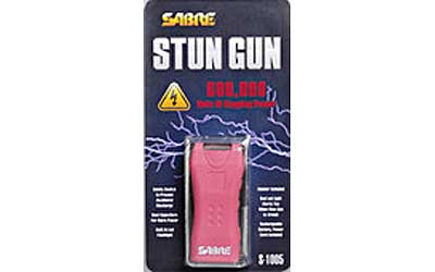 security equipment - Dual Capacitor Stun Gun - SABER 600K V MINI STUN GUN W/HLSTR PK for sale