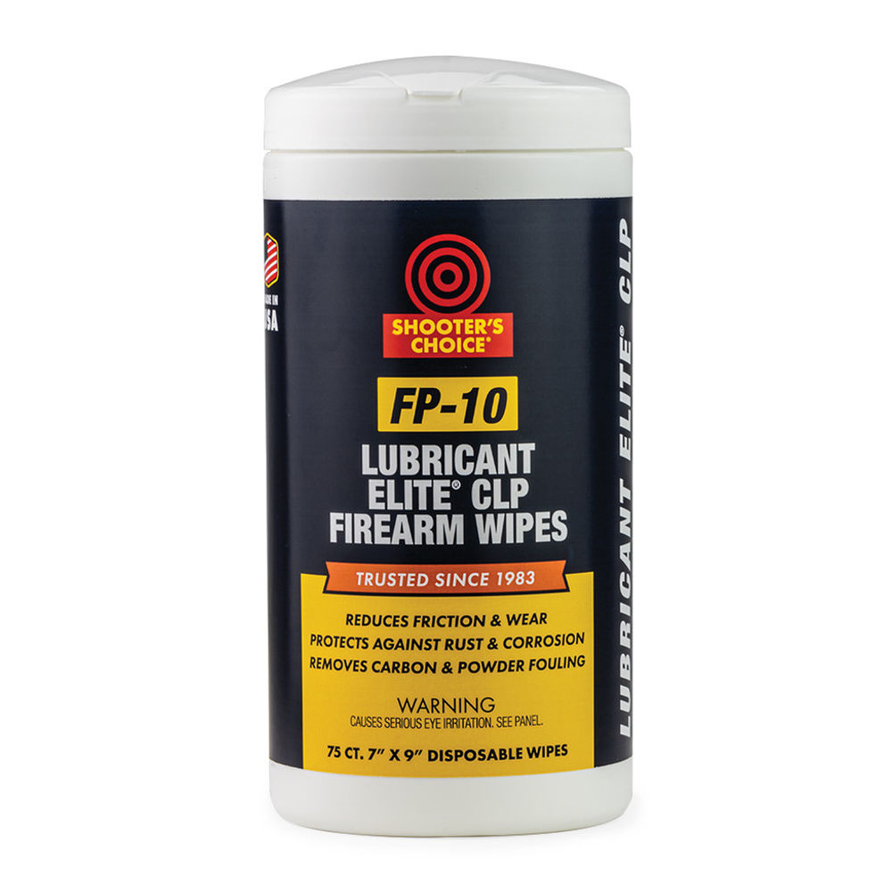 shooter's choice - SHF75CFP10 - FP10 LUBRICANT ELITE CLP WIPES for sale