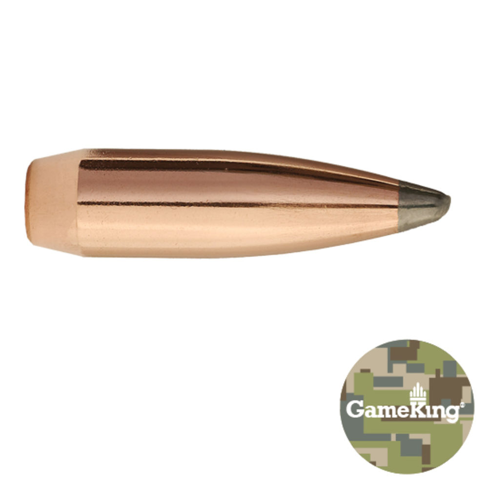 sierra bullets - GameKing - 30 Caliber - BULLETS GAMEKING 30 CAL 165GR SBT 100BX for sale