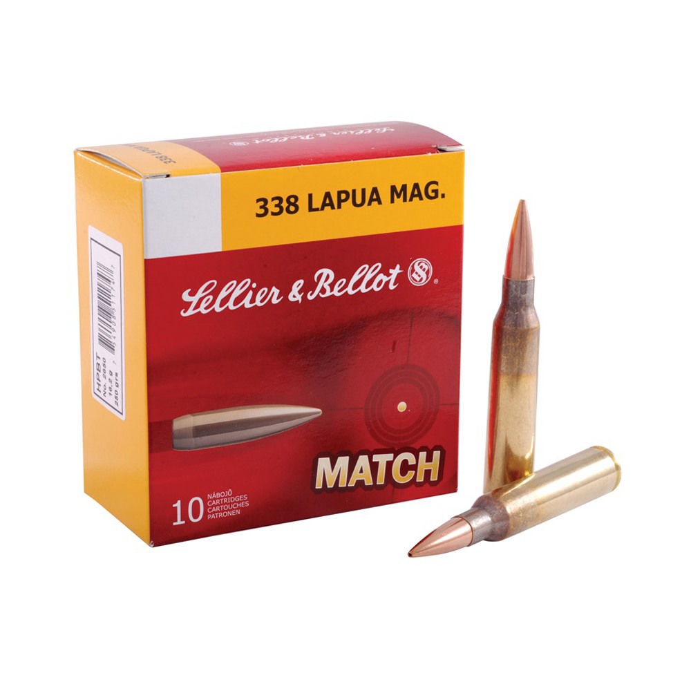 S&B 338LAPUA 250GR SIERRA HPBT 10/BX - for sale