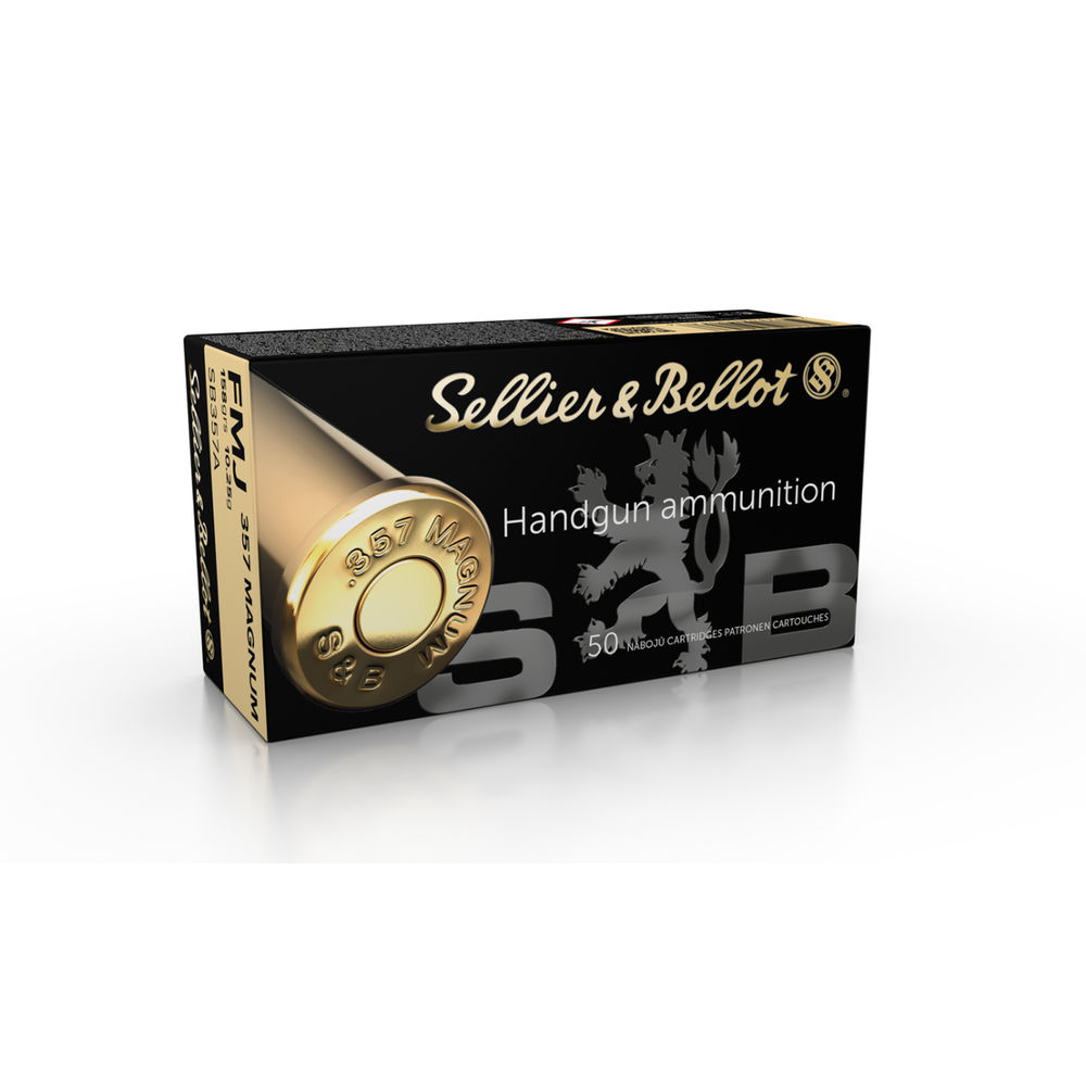 S&B 357 MAG 158GR FMJ-RN 50RD 20BX/CS - for sale