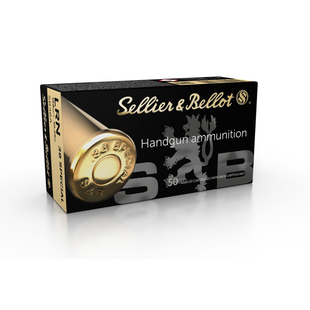 S&B 38 SPECIAL 158GR LEAD-RN 50RD 20BX/CS - for sale