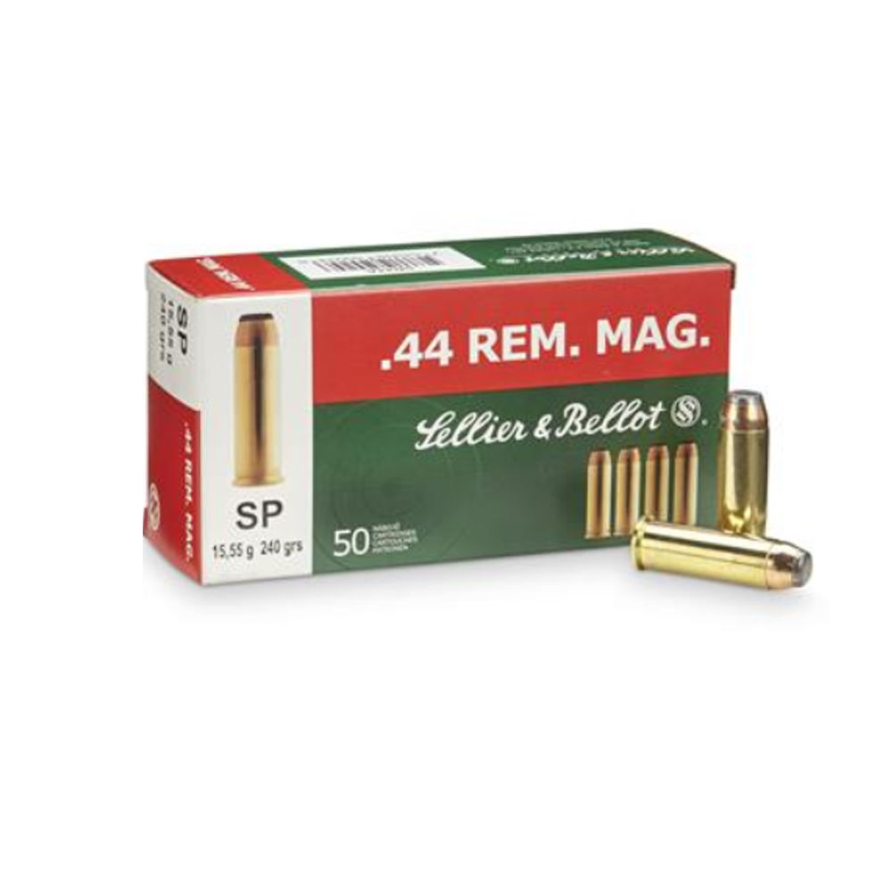 S&B 44REM MAG 240GR SJHP 50/600 - for sale