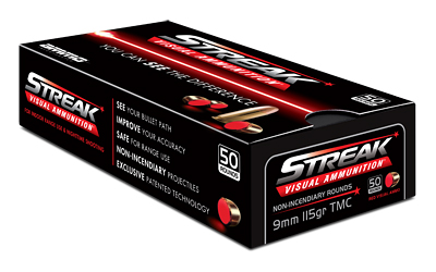 ammo incorporated - Streak Visual (RED) - 9mm Luger for sale