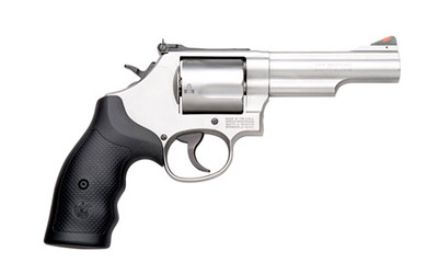 S&W 69 44MAG 4.25" ADJ 5-SHOT STAINLESS RUBBER - for sale
