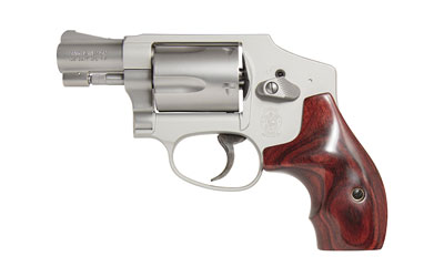 S&W 642LS 38SPL+P 1.875" FS SS WOOD FINGER GROOVE - for sale