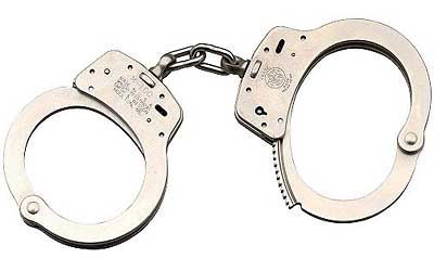 Smith & Wesson - 100 - MDL 100 NKL CHN-LNK HANDCUFFS for sale