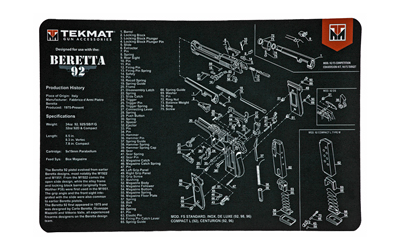 tekmat - Beretta 92 - TEKMAT BERETTA 92 - 11X17IN for sale