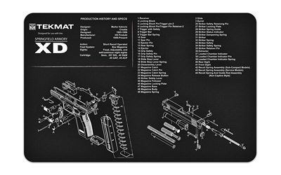 tekmat - Springfield Armory XD - TEKMAT SPRINGFIELD XD - 11X17IN for sale