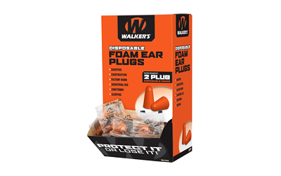 WALKER'S FOAM EAR PLUGS 200PK BOX - for sale