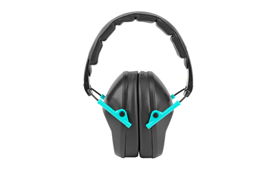 walker's game ear - Pro Low Profile - LOW PROFILE FOLDING MUFF BLACK/TEAL for sale