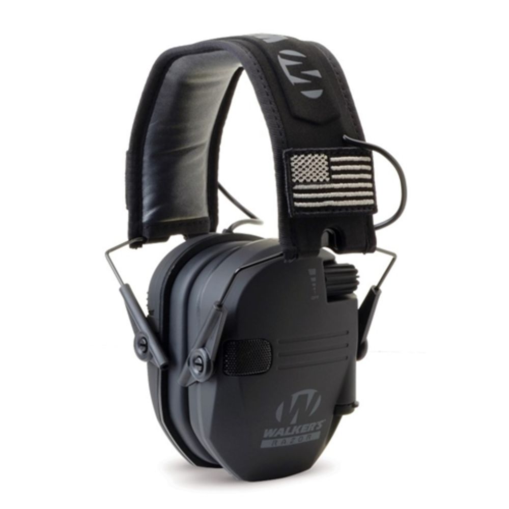 walker's game ear - Razor - RAZOR SLIM ELECTRONIC MUFF BLACK PATRIOT for sale